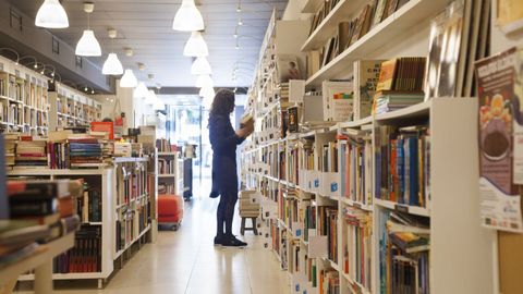 Imagen de archivo de una librer&iacute;a