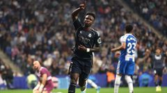 Vinicius, celebrando uno de sus goles