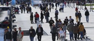 El fin de semana, la nueva zona de la Marina funciona como polo de atracci�n. 