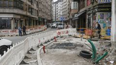 Imagen de la avenida de Portugal a media ma�ana de ayer
