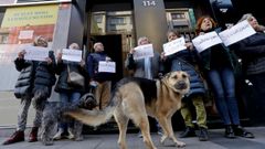 El presiente de la asociaci�n de vecinos de los Castros-Oza-Gaiteira, se concentraron ese mi�rcoles para pedir medidas