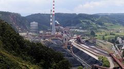 Vista de la central t�rmica de Abo�o