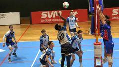 Imagen de archivo del partido de ida disputado en A Cachada.