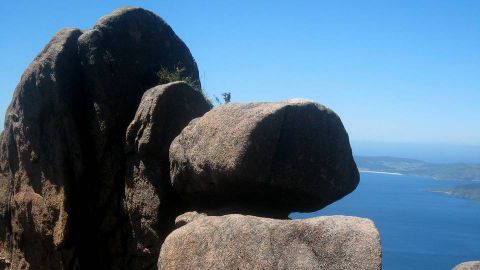 Monte de O Pindo.Formacin rocosa singular