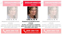E la imagen, el cartel difundido por SOS Desaparecidos a travs de Facebook