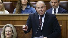 Miguel Tellado durante una intervencin en el Congreso