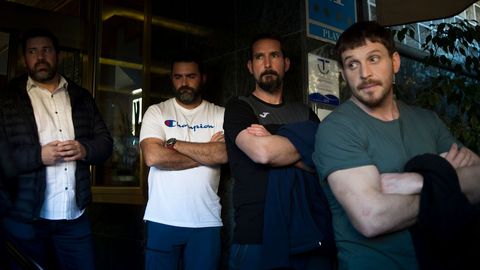 Los mineros asturianos dan el p�same a la familia de Julen