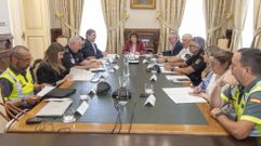 La junta local de seguridad de Santiago se reuni� en Raxoi este mi�rcoles