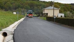 Foto de mejoras realizadas en el tramo inicial de la carretera