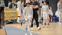 La pontevedresa Marina Cubela, durante una competici�n