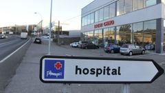 El veh�culo fue abandonado en las inmediaciones del acceso al Hospital do Saln�s