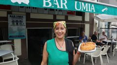 Mari Carmen Souto se jubila tras 50 a�os trabajando en el bar Umia