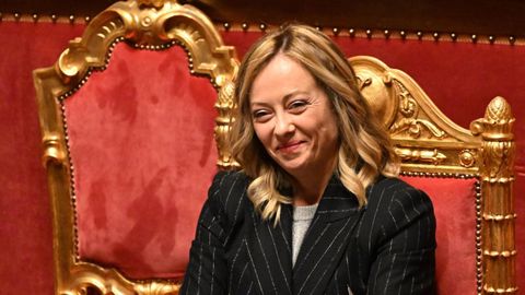 La primera ministra italiana, Giorgia Meloni.