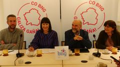 Ana Pont�n compareceu en Lugo xunto a Rub�n Arroxo, N�stor Rego e Carme da Silva