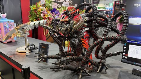 Un ordenador personal mostrado en el pabell�n de la compa��a taiwanesa G.Skill en la feria Computex 2026, en Taip�i.