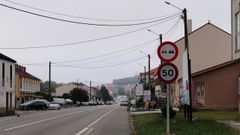 Limitacin de la velocidad a 50 km/h en la recta de A Anchoa