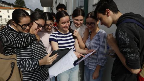 Primer d�a de la selectividad en el IES Vilar Ponte de Viveiro