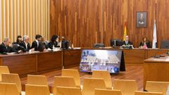 Imagen de un juicio celebrado en el 2025 en Vigo.