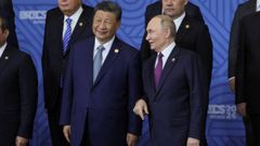 Xi Jinping y Vladimir Putin, en la reunin de los BRICS en octubre del 2024.