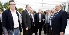 Manuel Mu��o, Manuel Antelo, Eduardo Parga, Genaro Amigo, Fernando Couto, Ram�n Mart�nez y Jos� Luis Fondo.