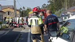 Un amplio dispositivo de emergencias se despleg� en Cesp�n despu�s del fatal accidente