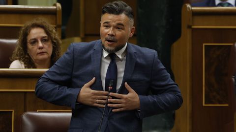 Rufi�n, el pasado 9 de septiembre, en el Congreso