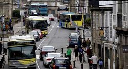 El peso que Virxe da Cerca tiene para la movilidad del transporte p�blico dificulta seriamente plantear un solo sentido para el vial.
