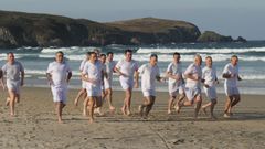 Los exatletas se reencontraron 25 a�os despu�s para el rodaje de un v�deo.