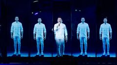 El cantante ruso, Sergey Lazarev, durante un ensayo