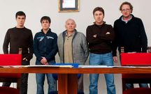 Reuni�n del jurado que concedi� los premios.