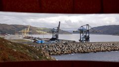 Vistas del puerto exterior de Ferrol.