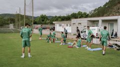 El Arenteiro se prepara en un entrenamiento