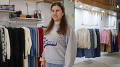 Natividad Daz Segovia, en su tienda Caprichos do Xurs que abri en Celanova.