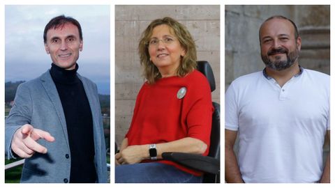 Jorge Mira, Elena Vázquez y Manuel Gago