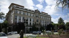 El Colegio Mayor Fonseca, en pleno campus sur de Santiago.