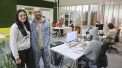 Bibiana Rodr�guez y Samuel Paz, propietarios de 156 Coworking Nar�n