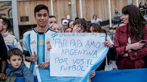 Acto de Leo Messi en el Palacio de los Deportes de Oviedo