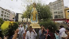 La esperada procesi�n del barrio de A Milagrosa, �en im�genes!