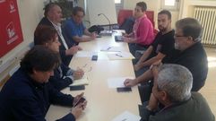 Ram�n Arg�elles y Jos� Manuel Zapico encabezaron las reuni�n entre Izquierda Unidad y Comisiones Obreras (CCOO).Ram�n Arg�elles y Jos� Manuel Zapico encabezaron las reuni�n entre Izquierda Unidad y Comisiones Obreras (CCOO)