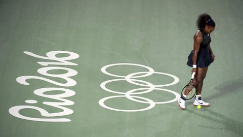 La tenista estadounidense Serena Williams, durante su partido contra la ucraniana Elina Svitolina