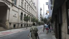 El robo se produjo en la c�ntrica calle Garc�a Camba, a pocos metros de la Peregrina.