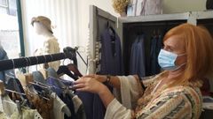 Chus Sanmart�n, de la tienda de ropa Dolores Lola