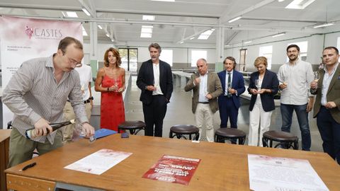 Imagen de un momento del acto de presentaci&oacute;n de la feria