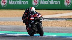 Marco Bezzecchi, durante la carrera larga en Tailandia