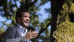 Pablo Casado, en Cerdedo 