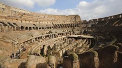Interior actual del monumento romano