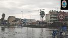 Inundaciones en Portonovo y Sanxenxo