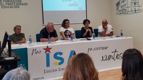 Acto de presentación de Izquierda Sindical Asturiana
