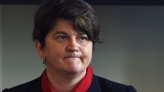 Arlene Foster, en enero del 2019
