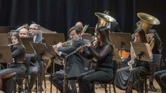Imagen de la Banda Municipal de Santiago en un concierto anterior
